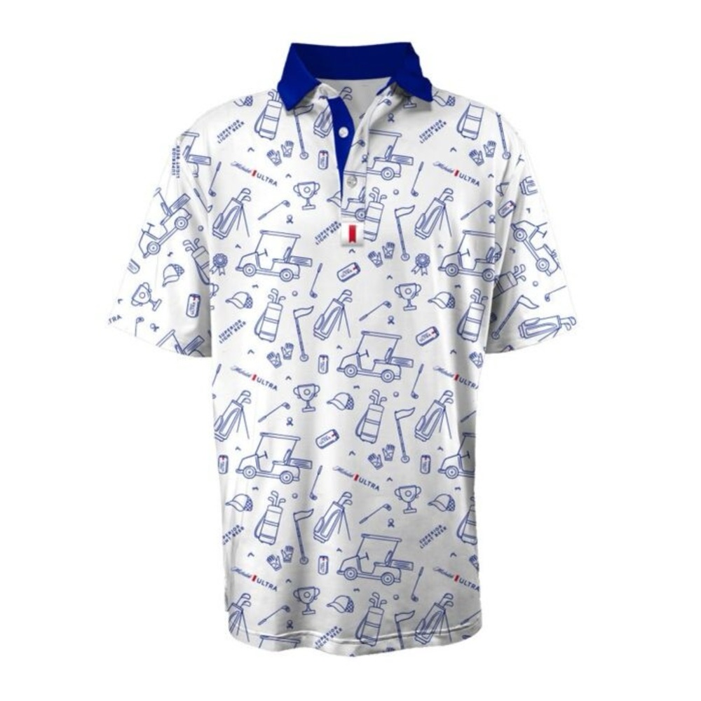 NWT Micholob Ultra Performance Golf Polo